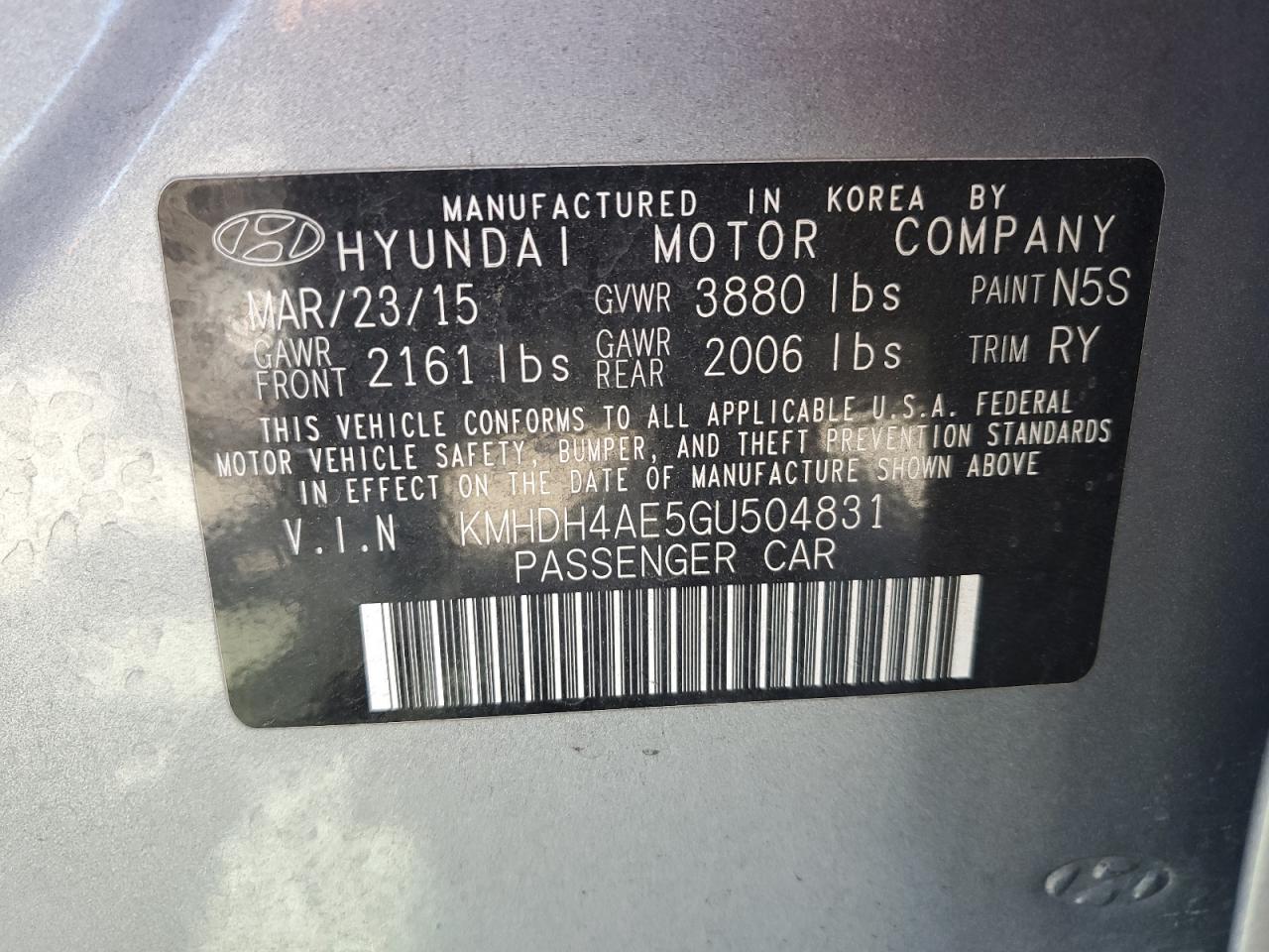 Hyundai ELANTRA Se Image 12