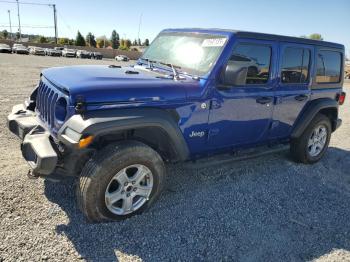  Salvage Jeep Wrangler