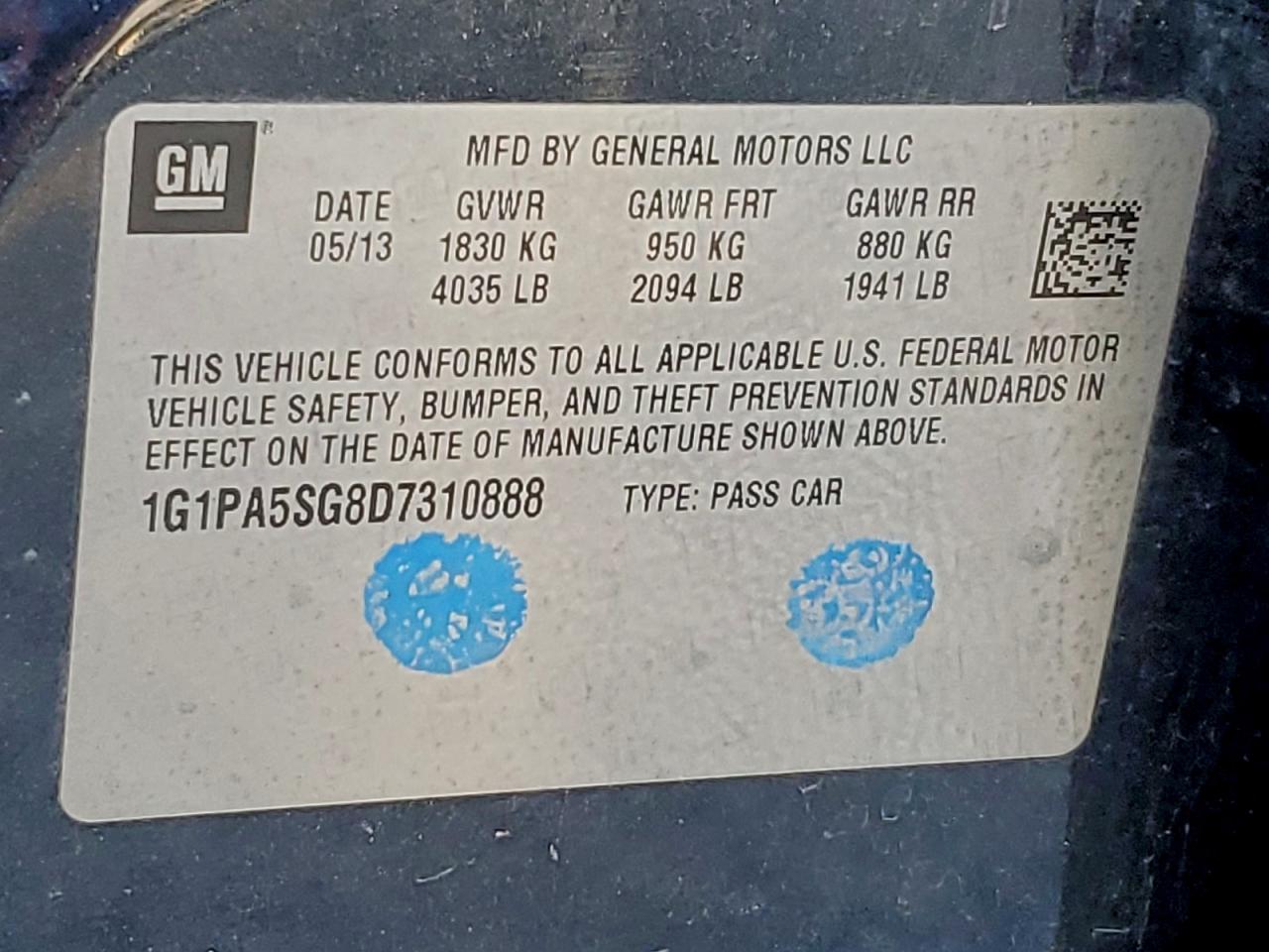 Chevrolet Cruze Ls Image 8