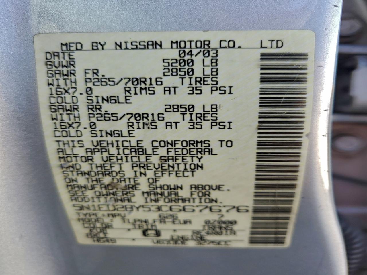 Nissan Xterra Xe Image 14