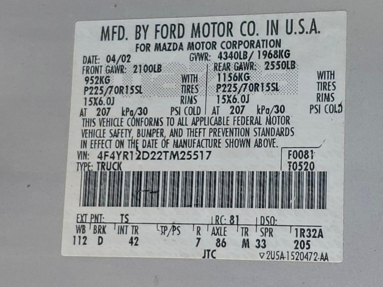 Mazda B Series Image 12