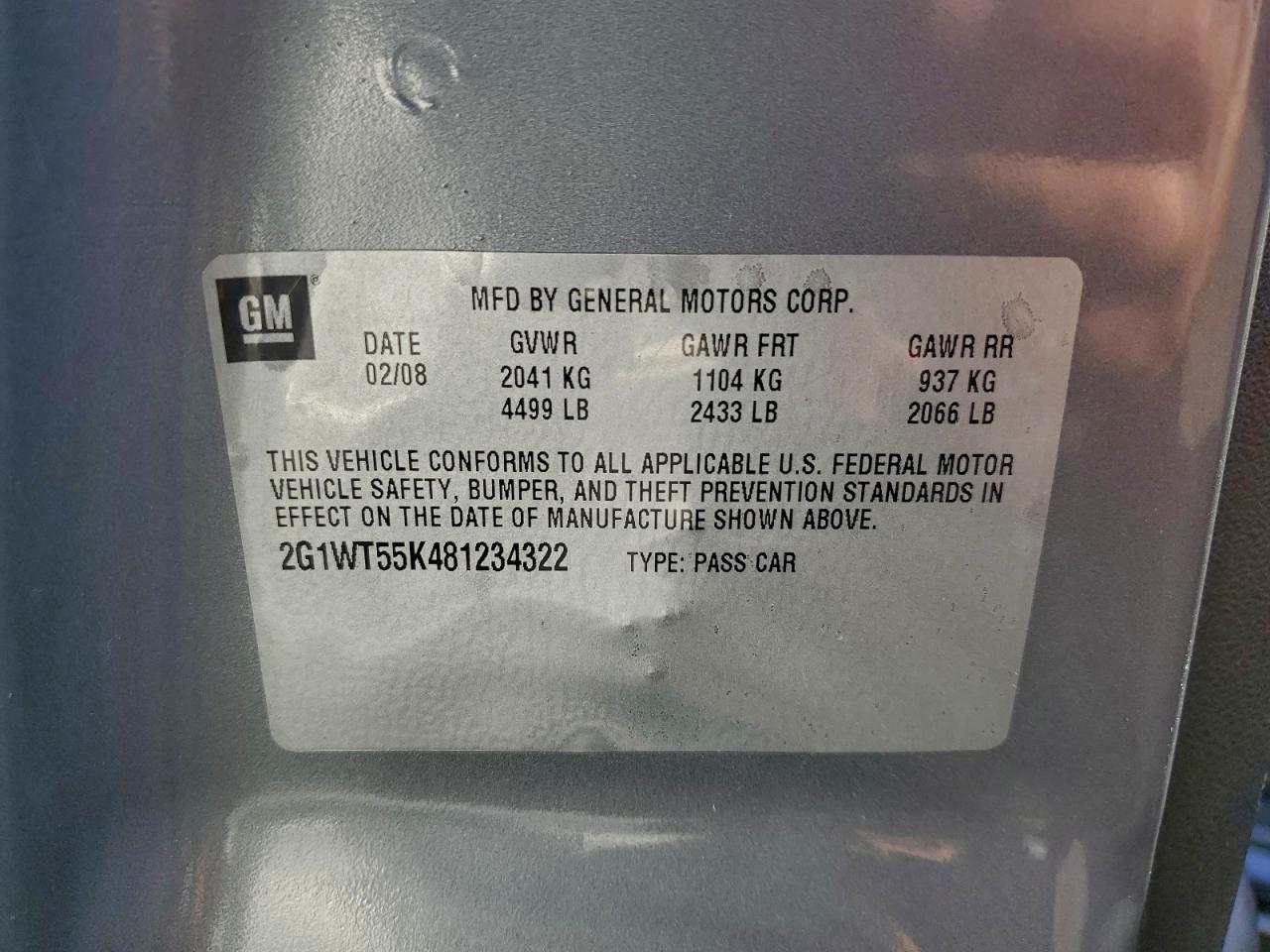 Chevrolet Impala Lt Image 9